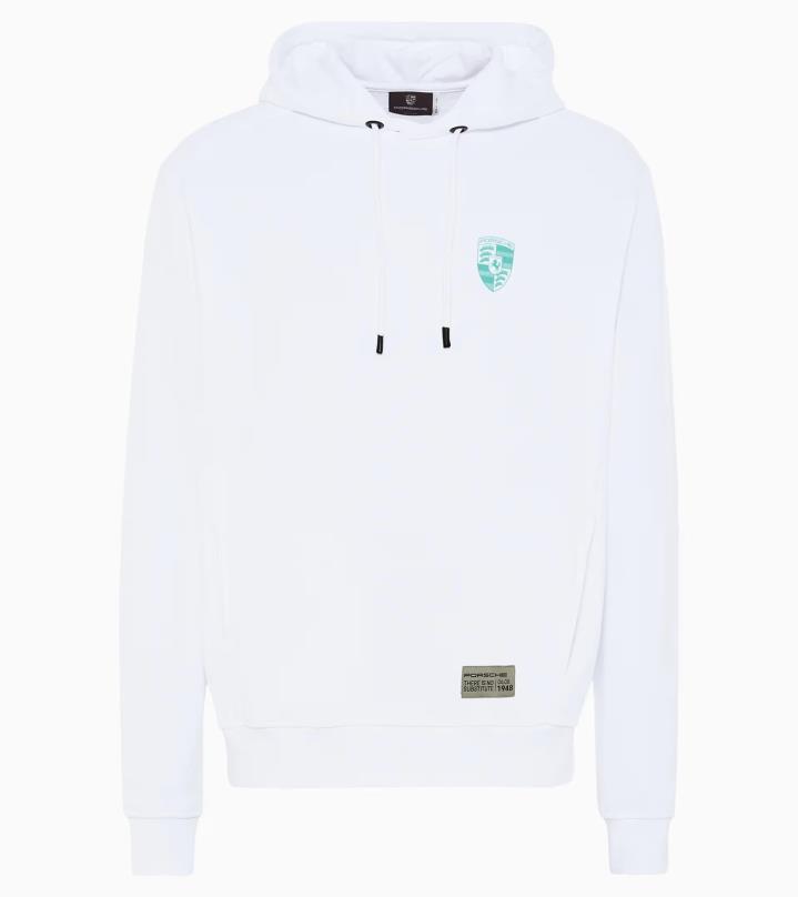 There Is No Substitute  - Pánská mikina s kapucí (bílá)